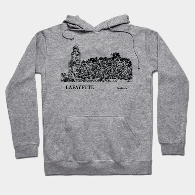 Lafayette Louisiana Hoodie by Lakeric